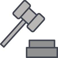 Gavel Vector Icon