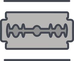 icono de vector de hoja de afeitar