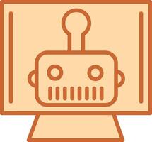 Artificial Bot Vector Icon
