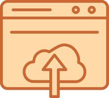 Upload Web Vector Icon