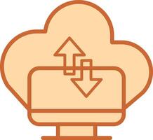 Data Transfer Vector Icon