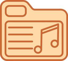 Music Folder Vector Icon