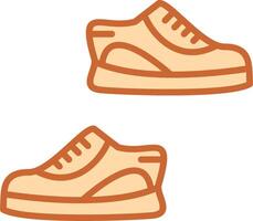 icono de vector de zapatillas