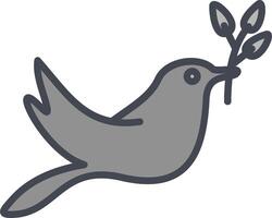 Cute Bird Vector Icon