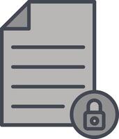 Private Document Vector Icon