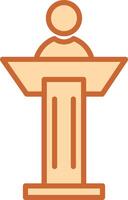 Podium Vector Icon