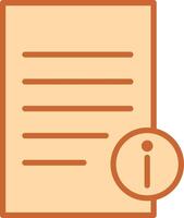 Information Document Vector Icon