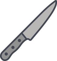 icono de vector de cuchillo