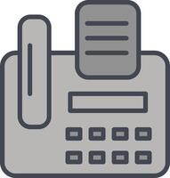 Fax Machine Vector Icon