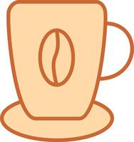 icono de vector de taza de café