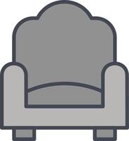 Single Sofa Vector Icon