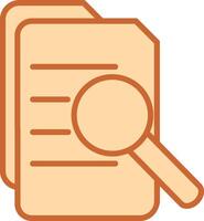 Magnifier Document Vector Icon