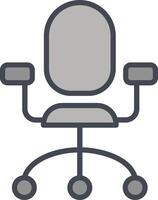 Revolving Chair Vector Icon