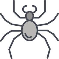 icono de vector de araña