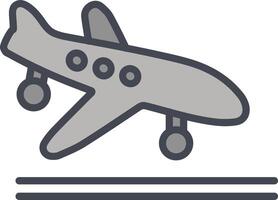 Flight Landing Vector Icon