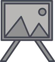 Painting of Canvass Vector Icon