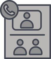 Conference Call Vector Icon