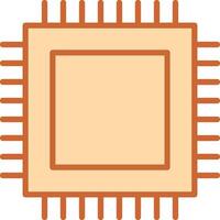 icono de vector de cpu