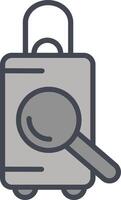 Find Luggage Vector Icon