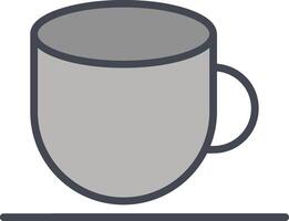 icono de vector de taza