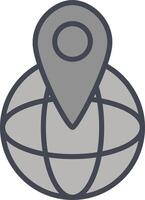 Global Locations Vector Icon