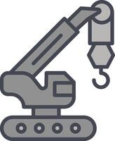 Harbor Crane Vector Icon