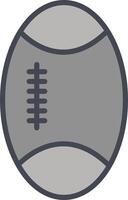 Rugby Vector Icon