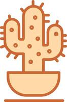 icono de vector de cactus