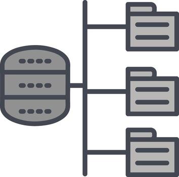 Data Structure Vector Icon