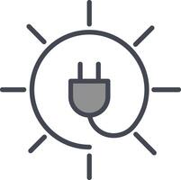 Electricity Vector Icon