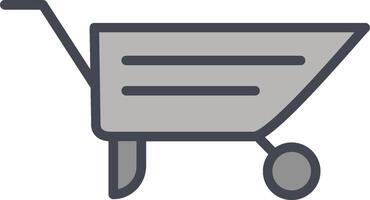 Garden Cart Vector Icon