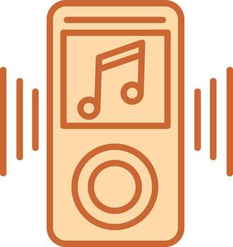 icono de vector de mp3
