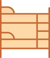 Bunk bed Vector Icon