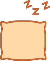 icono de vector de almohada