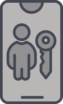 User Authentication Vector Icon