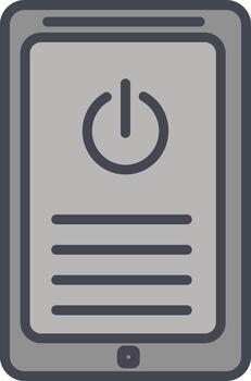 Shutdown Button Vector Icon