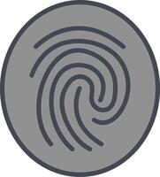 Fingerprint Vector Icon