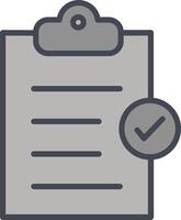 Booking Checklist Vector Icon