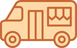 Fast Food Truck Vector Icon