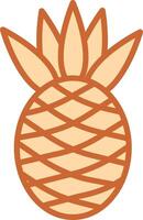 Pineapple Vector Icon