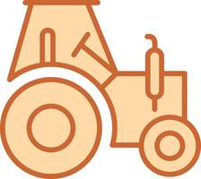 icono de vector de tractor