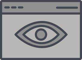 Web Visibility Vector Icon