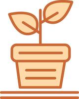 Plant Pot Vector Icon