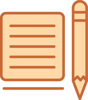 nota, vector, icono vector
