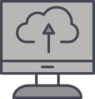 Cloud Backup Vector Icon
