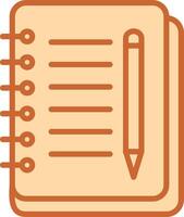 Notebook And Pen Vector Icon