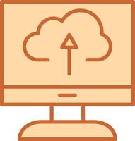 Cloud Backup Vector Icon