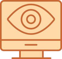 icono de vector de ojo