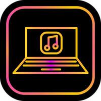 Play Music Vector Icon