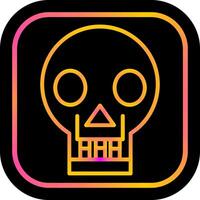 Skull X ray Vector Icon